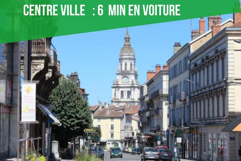 Le Coquet - Balcon - Proche Gare - Parking Daire Bourg-en-Bresse Dış mekan fotoğraf