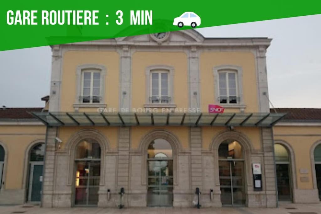 Le Coquet - Balcon - Proche Gare - Parking Daire Bourg-en-Bresse Dış mekan fotoğraf